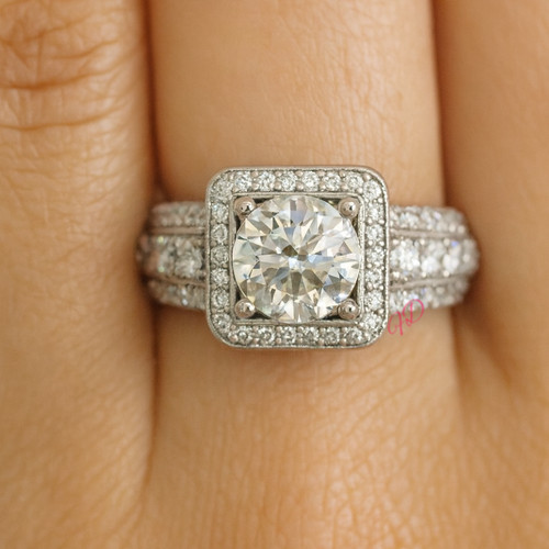 Bague pour femmes - en, diamant