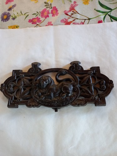Ancien xix lion grille - ancien,