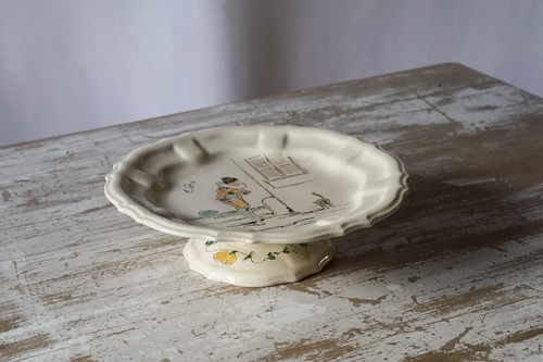 Compotier ancien faience - compotier, en