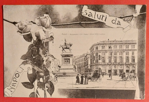 Carte postale salutations - salutations, de