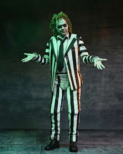 Neca beetlejuice costume - costume, rayé