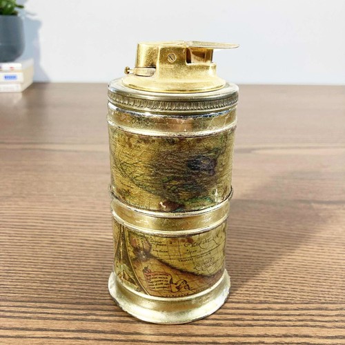Briquet vintage globe carte