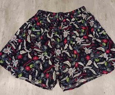 short large femme noir blanc