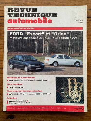 Revue technique rta ford - technique,