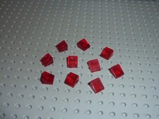 10 x LEGO TrRed Slope Brick