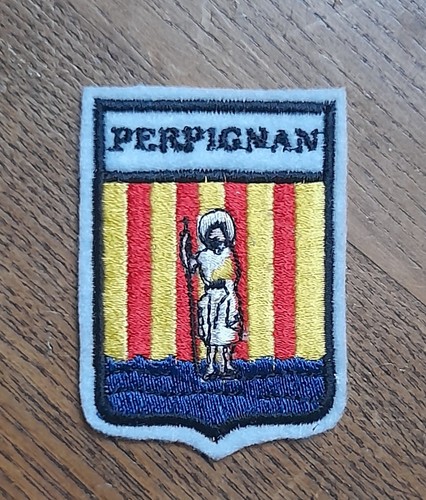 Ecusson brodé perpignan - de,