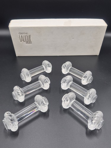 Lalique rare lot 6 portes - lalique,