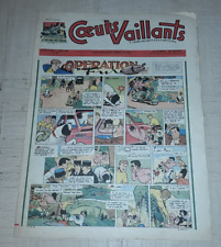 COEURS VAILLANTS N°22  2 juin 1957 le Leduc 022 aviation  pub dinky toys