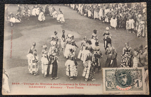Cpa dahomey voyage du - -,