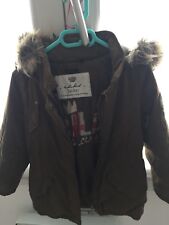 PARKA 2 EN 1 FILLE 6 ANS "IKKS" MARRON