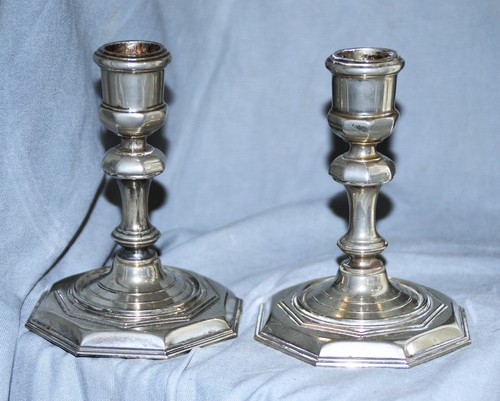 Paire bougeoirs flamme - bougeoirs, 1-flamme