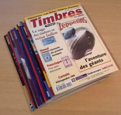 Timbres magazine année 2001 - magazine,