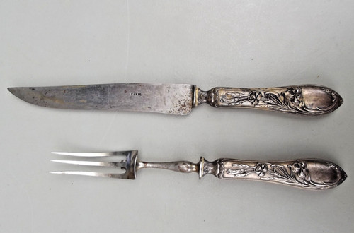 Ancien service gigot - service, manche