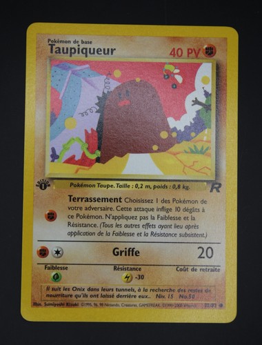 Carte pokemon taupiqueur - 52-82,