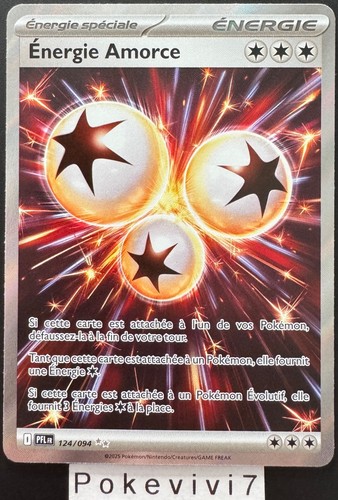 Carte pokemon energie amorce - pokemon,