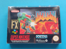 DOOM  Super Nintendo SNES Boîte Jeu notice complet TBE OCEAN