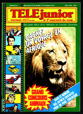 TELE JUNIOR n°37 ¤ 1980 ¤ GOLDORAK / SPIDER-MAN / AVEC LES 4 FICHES HEROS