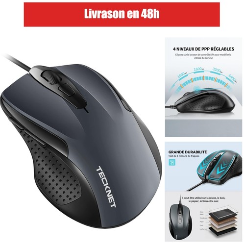 Tecknet souris filaire - tecknet,