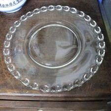 grand plat coupe en verre boule perle