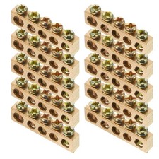 10 pcs 5 trous de barres de