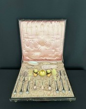 Service de table ancien en argent 800 poinçon Gutig, Allemagne