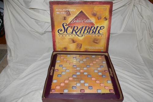 Scrabble deluxe edition - scrabble,