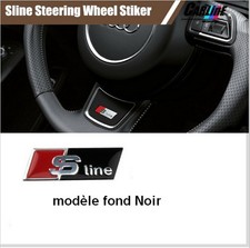 Logo de volant Noir aluminium