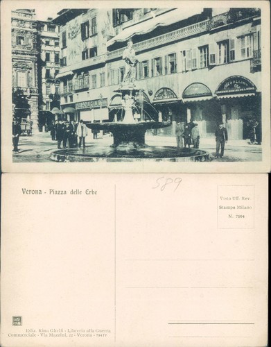 Verona place des herbes - place,