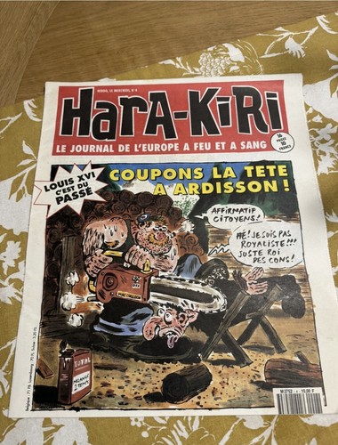Hara kiri hebdo mercredi - hara-kiri,