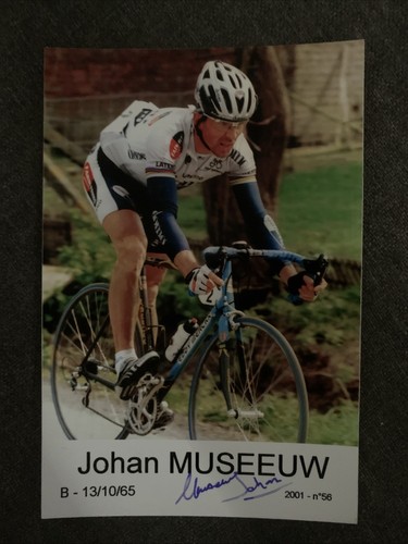 Carte postale cyclisme johan - postale,