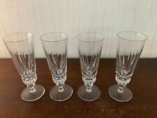 4 flûtes à champagne modèle Guernesez en cristal de Saint Louis prix à la pièce)