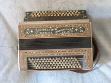 ancien accordéon COOPERATIVA ARMONICHE VERCELLI ITALIA d’occasion