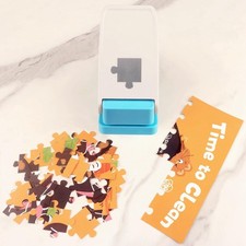 Machine de découpe et de perforation pièces puzzle pour affiches, journaux,