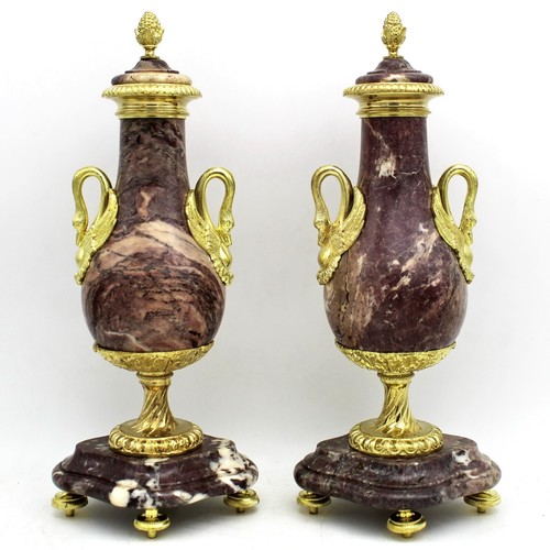 Paire cassolettes vases - paire,