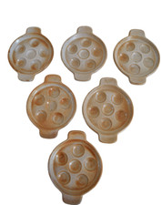 POELON ESCARGOT 6 TROUS GRES