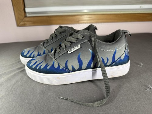 Heelys kids gray blue - gray, flame