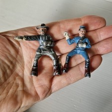 QUIRALU  western   cow boy  1 cavalier sudiste + général Shéridan