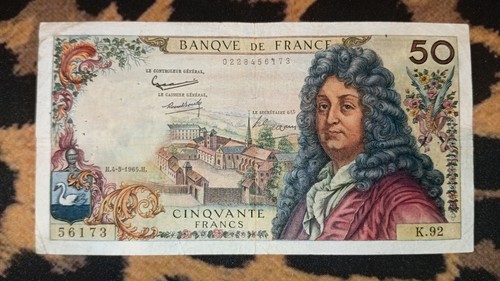 Billet francs racine - billet,