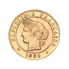 #3965 - RARE - 1 centime 1884