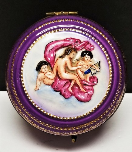 Vintage purple porcelain - vintage,
