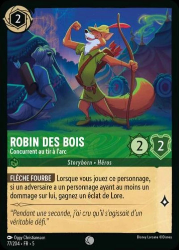 Robin des bois concurrent au - des,