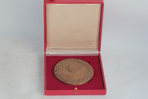 Médaille bronze paul cezanne - bronze,