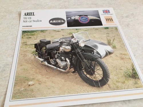 Carte moto ariel 550 - 550, side