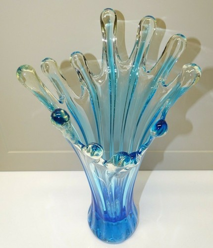 Joli vase verre colore - -joli,