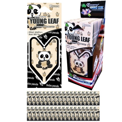 Treefrog young leaf black milk - young,