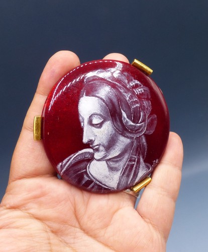 Grande broche ancienne - broche, cuivre