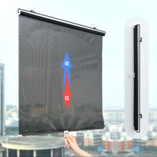 2pcs Rétractable Fenêtre