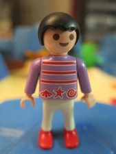 enfant violet en vacances plage océan mer waterworld yacht bateau 3009 PLAYMOBIL