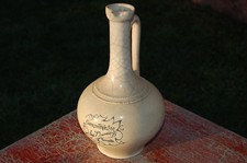 ANCIENNE BOUTEILLE CURAÇAO TRIPLE SEC GRENOBLE - GRÈS - CRAQUELÉE - BISTROT-/CT/