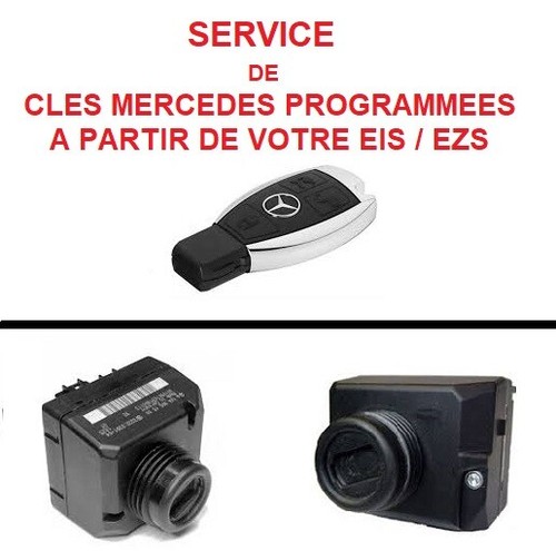 Clé mercedes programmée - clé, à